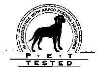 IN ACCORDANCE WITH AAFCO FEEDING PROCEDURES PET TESTED