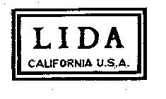 LIDA CALIFORNIA U.S.A.