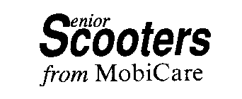 SENIOR SCOOTERS FROM MOBICARE
