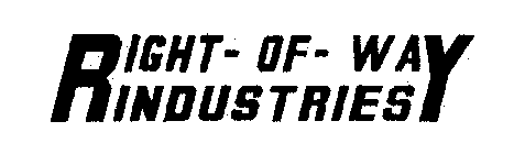 RIGHT-OF-WAY INDUSTRIES