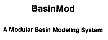 BASINMOD A MODULAR BASIN MODELING
