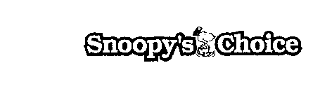 SNOOPY'S CHOICE
