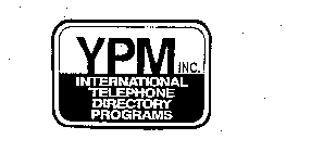 YPM INC. INTERNATIONAL TELEPHONE DIRECTORY PROGRAMS
