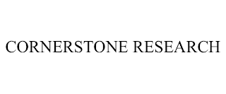 CORNERSTONE RESEARCH