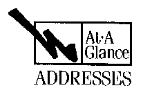 AT-A GLANCE ADDRESSES