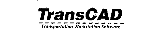 TRANSCAD TRANSPORTATION WORKSTATION SOFTWARE