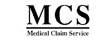 MCS MEDICAL CLAIM SERVICE