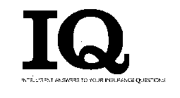 IQ INTELLIGENT ANSWERS TO YOUR INSURANCE QUESTIONS