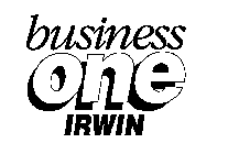 BUSINESS ONE IRWIN