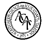 ACAT ACCREDITATION COUNCIL FOR ACCOUNTANCY & TAXATION 1973