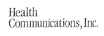 HEALTH COMMUNICATIONS, INC.