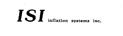 ISI INFLATION SYSTEMS INC.