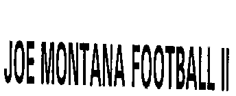 JOE MONTANA FOOTBALL II