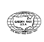 GARDEN PALS U.S.A. THE BEST AND EASY WAY