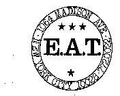 E.A.T. 1064 MADISON AVE. NEW YORK CITY 10028 772-0022