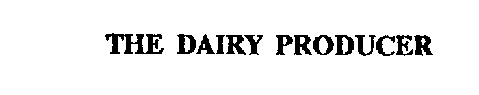 THE DAIRY PRODUCER