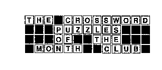 THE CROSSWORD PUZZLES OF THE MONTH CLUB