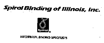 SPIRAL BINDING OF ILLINOIS, INC. SPIRAL MECHANICAL BINDING SPECIALISTS