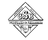 GSB WINDOWS & EXTERIORS ASSURANCE QUALITY SINCE 1953