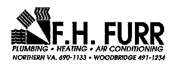 F.H. FURR PLUMBING HEATING AIR CONDITIONING NORTHERN VA. 690-1133 WOODBRIDGE 491-1234