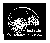 ISA INSTITUTE FOR SELF-ACTUALIZATION
