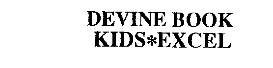 DEVINE BOOK KIDS*EXCEL