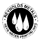 REYNOLDS METALS REYN-WATER PRINTING INKS