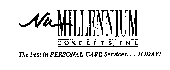 NU MILLENNIUM CONCEPTS, INC THE BEST IN PERSONAL CARE SERVICES...TODAY!