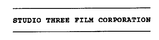 STUDIO THREE FILM CORPORATION
