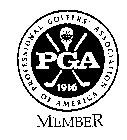 PROFESSIONAL GOLFERS' ASSOCIATION OF AMERICA PGA 1916 MEMBER