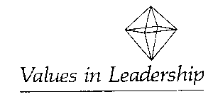 VALUES IN LEADERSHIP