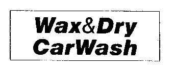 WAX&DRY CARWASH