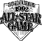 1992 ALL STAR GAME SAN DIEGO PADRES