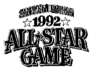 1992 ALL-STAR GAMES SAN DIEGO PADRES