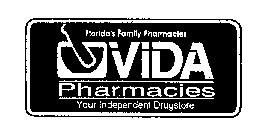 FLORIDA'S FAMILY PHARMACIES VIDA PHARMACIES YOUR INDEPENDENT DRUGSTORE
