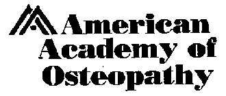 A AMERICAN ACADEMY OF OSTEOPATHY