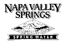 NAPA VALLEY SPRINGS SPRING WATER