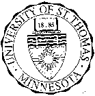 UNIVERSITY OF ST. THOMAS MINNESOTA 1885