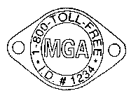 MGA 1-800-TOLL-FREE I.D. #1234