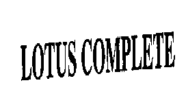 LOTUS COMPLETE