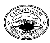 CAPTAIN'S FINEST IMITATION CRABMEAT ALASKAN POLLOCK WITH NATURAL AND ARTIFICIAL FLAVORS