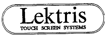 LEKTRIS TOUCH SCREEN SYSTEMS