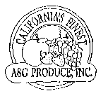 CALIFORNIA'S FINEST ASG PRODUCE, INC.