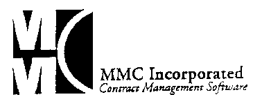 MMC MMC INCORPORATED CONTRACT MANAGEMENT SOFTWARE