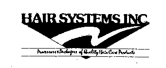 HAIR SYSTEMS INC. PROCESSORS & PACKAGERS OF QUALITY HAIR CARE PRODUCTS