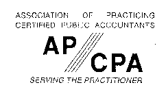 ASSOCIATION OF PRACTICING CERTIFIED PUBLIC ACCOUNTANTS APCPA SERVING THE PRACTITIONER