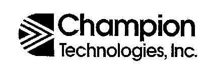 C CHAMPION TECHNOLOGIES, INC.