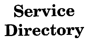 SERVICE DIRECTORY
