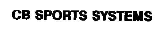 CB SPORTS SYSTEMS