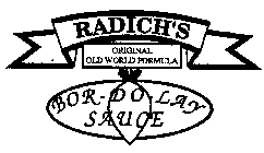 RADICH'S ORIGINAL OLD WORLD FORMULA BOR-DO-LAY SAUCE